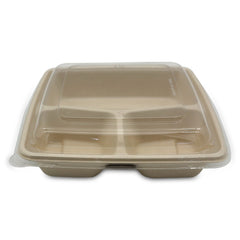 Bagasse Square Food Containers with Lids 1000ml to 1400ml - SNH Packing