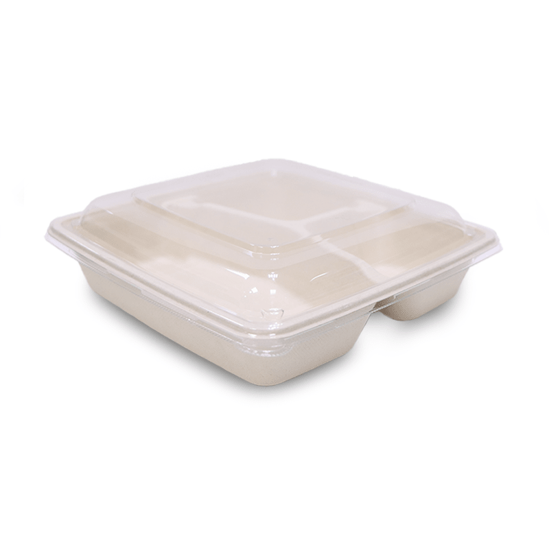 Bagasse Square Food Containers with Lids | Eco - Friendly Packaging - SNH Packing