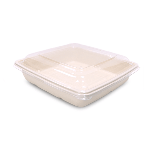 Bagasse Square Food Containers with Lids | Eco - Friendly Packaging - SNH Packing