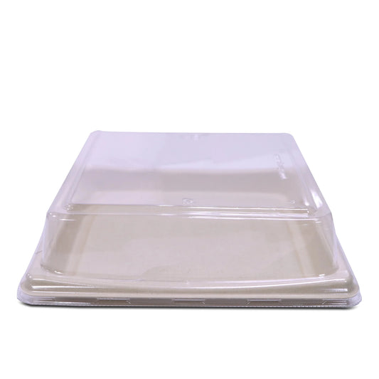 Bagasse Sushi Container with PET Lid | Eco - Friendly Food Packaging - SNH Packing