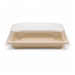 Bagasse Sushi Containers with PET Lids 0.1 to 2.0 - SNH Packing