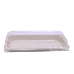 Bagasse Sushi Containers with PET Lids – Eco - Friendly Takeaway Boxes - SNH Packing