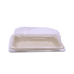 Bagasse Sushi Containers with PET Lids – Eco - Friendly Takeaway Boxes - SNH Packing