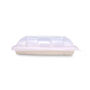Bagasse Tacos Tray with PP Lid Sustainable Food Packaging
