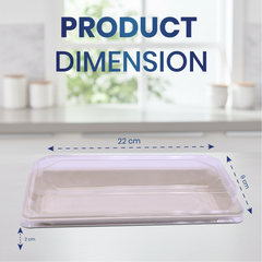 Bagasse Sushi Containers with PET Lids – Eco-Friendly Takeaway Boxes