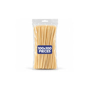 Bamboo Skewers 14cm/5.5” - 100 Pcs x 100 Pkt Bulk Pack - SNH Packing