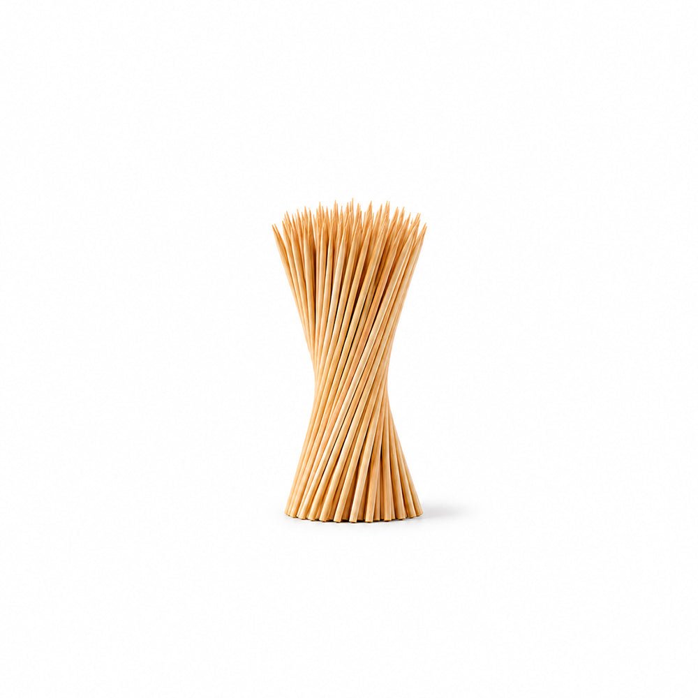 Bamboo Skewers 3 to 14 Inch 100 Pieces Natural Bamboo - SNH Packing