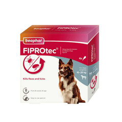 Beaphar Fiprotec for Medium Dog, 4 Pipettes - SNH Packing