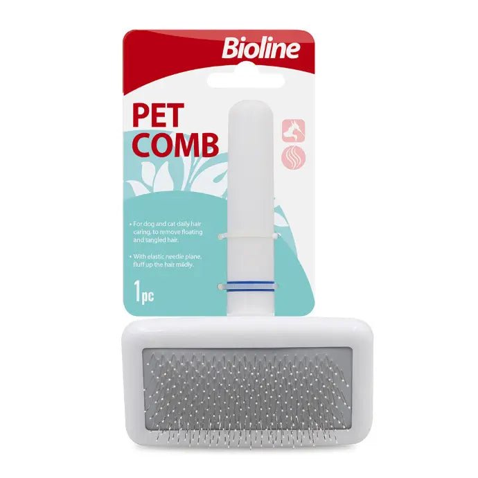 Bioline Pet Comb White[Size - S] - SNH Packing