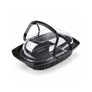 Black Chicken Container with Hood Durable Takeaway Food Box - SNH Packing