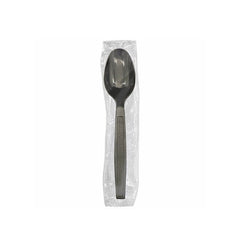 Black HD Wrapped Spoons Heavy Duty 25 to 500 Pieces - SNH Packing