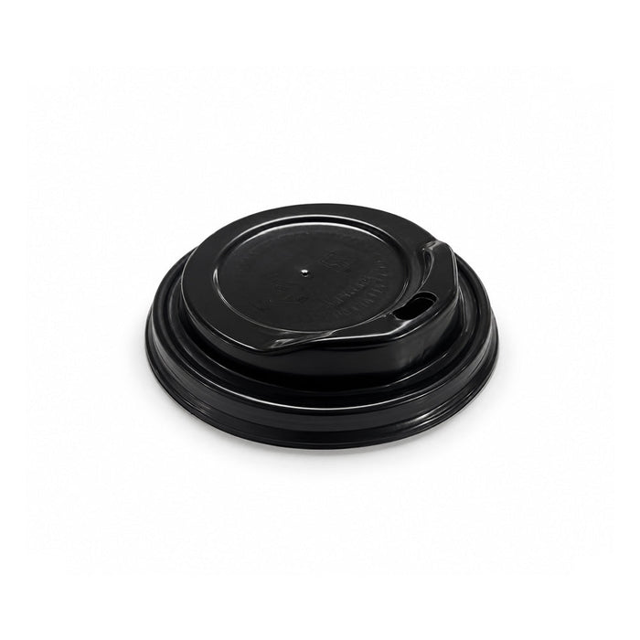 Black Paper Cup Lids 62 80 DIA for 4oz 8oz Cups