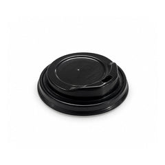 Black Paper Cup Lids 62 80 DIA for 4oz 8oz Cups - SNH Packing