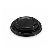 Black Paper Cup Lids 62 80 DIA for 4oz 8oz Cups - SNH Packing