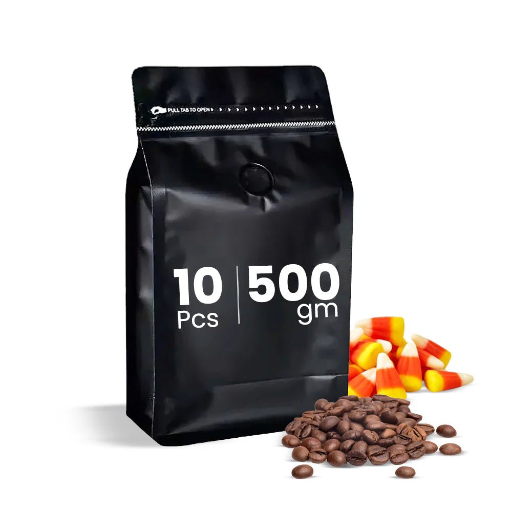 Black Reclosable Coffee Pouch – Fresh & Airtight - SNH Packing