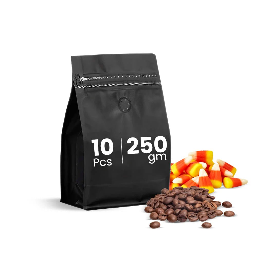 Black Reclosable Coffee Pouch – Fresh & Airtight - SNH Packing