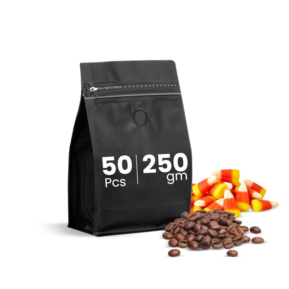 Black Reclosable Coffee Pouch – Fresh & Airtight - SNH Packing