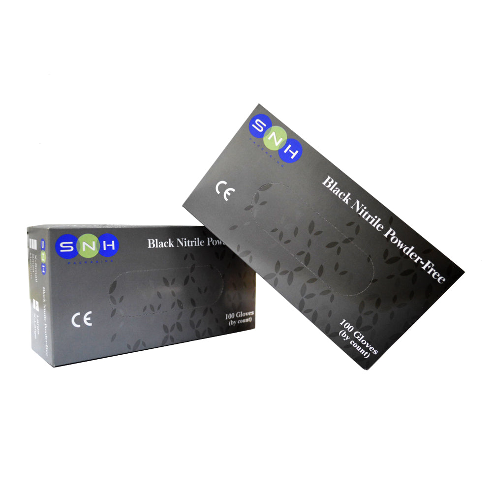 Nitrile Gloves – Black & Pink (100 Pieces per Box)