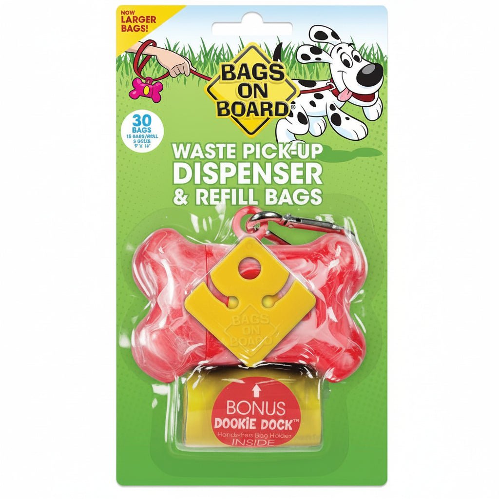 BOB Dispenser Bone Pink(30 bags) - SNH Packing