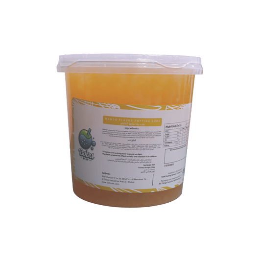 BOBA by ATF Mango Popping Boba Bursting Pearls 3KG