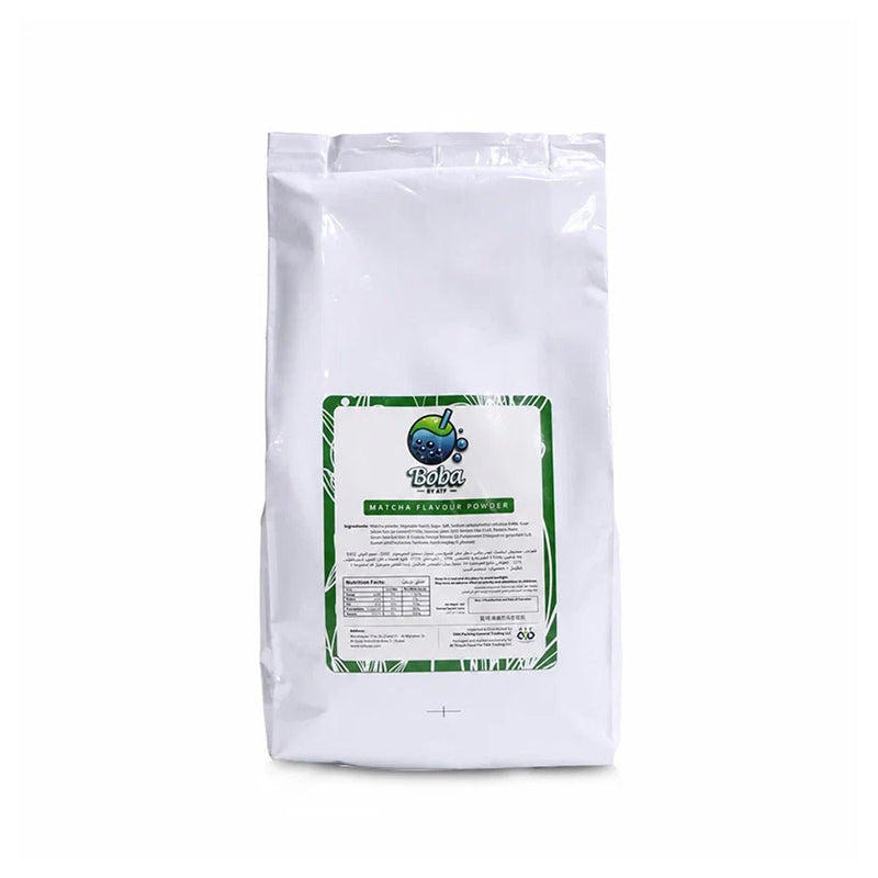 BOBA Matcha Flavor Powder 1KG Premium Green Tea Drink Mix