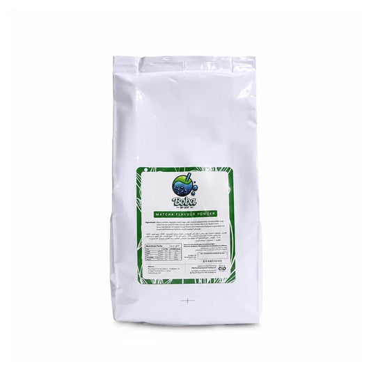 BOBA Matcha Flavor Powder 1KG Premium Green Tea Drink Mix - SNH Packing