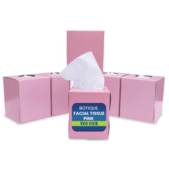 Boutique Facial Tissue 2 Ply Soft 6 Boxes Multiple Colors - SNH Packing