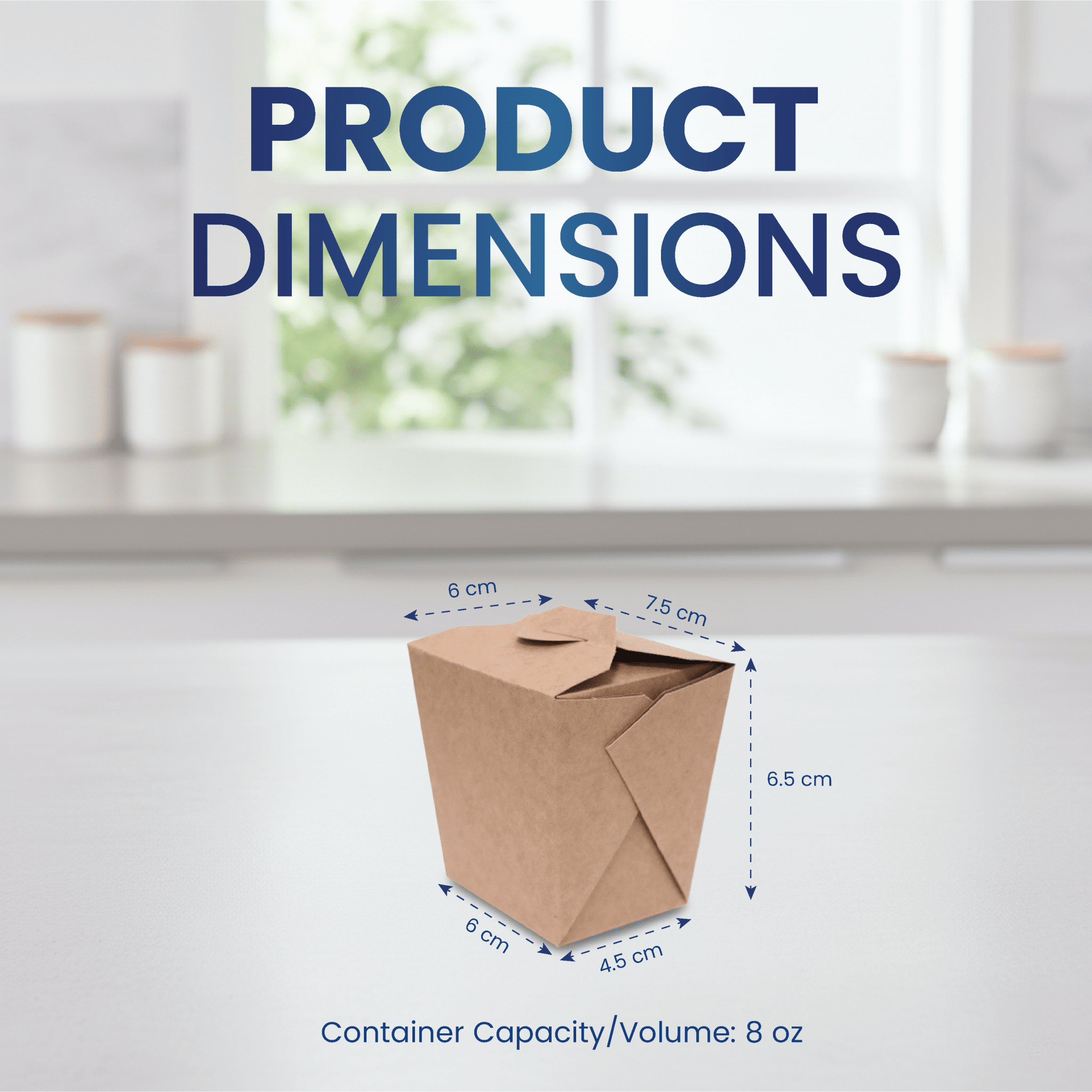 Brown Kraft Takeaway Boxes 8oz to 38oz Square Food Boxes - SNH Packing