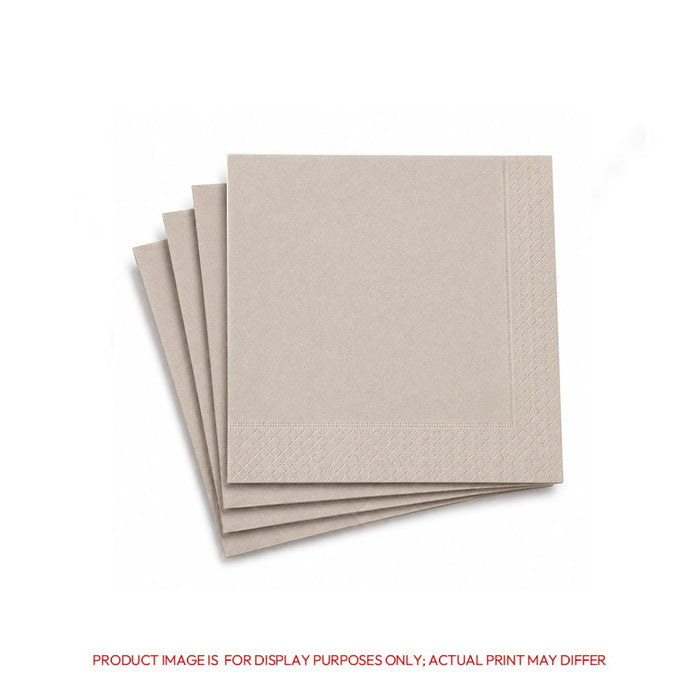 Brown Paper Napkin 2 Ply 50 Pieces 23CM to 40CM