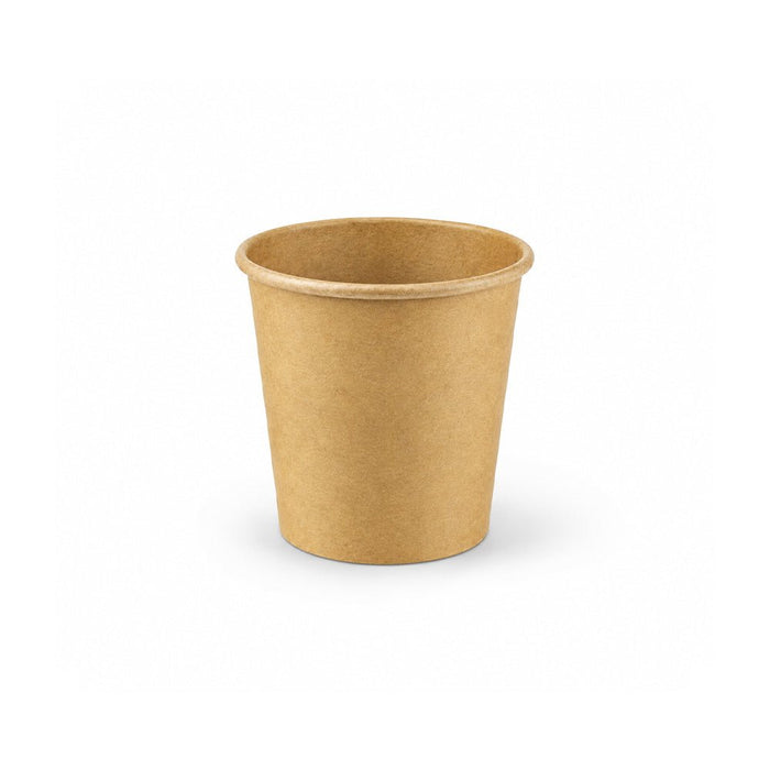 Brown Single Wall Paper Cups 4 OZ to 16 OZ Beverage Cups