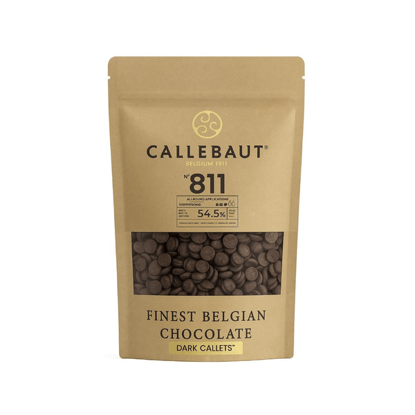 CALLEBAUT DARK CHOCOLATE CHIPS (54.5%)  CAL 811 - SNH Packing