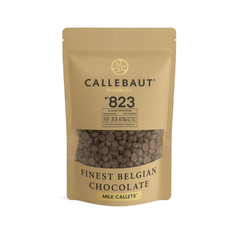 CALLEBAUT MILK CHOCOLATE CHIPS (33.6%)  #CAL 823