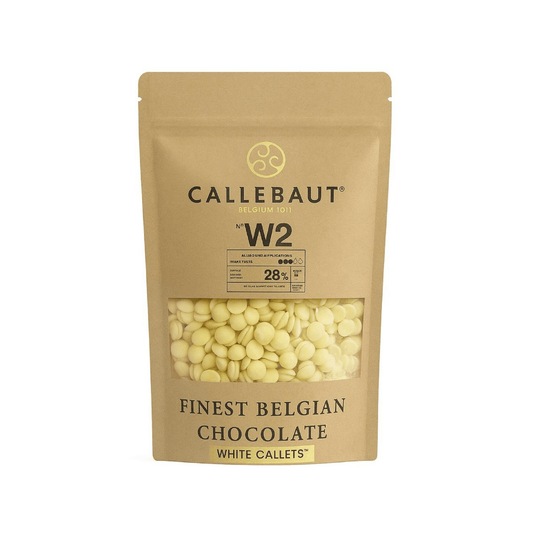 CALLEBAUT WHITE CHOCOLATE CHIPS (28%) CAL W2 - SNH Packing
