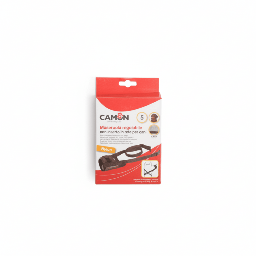 Camon Adjustable Nylon Dog Muzzle with Mesh - Xx-Large - SNH Packing