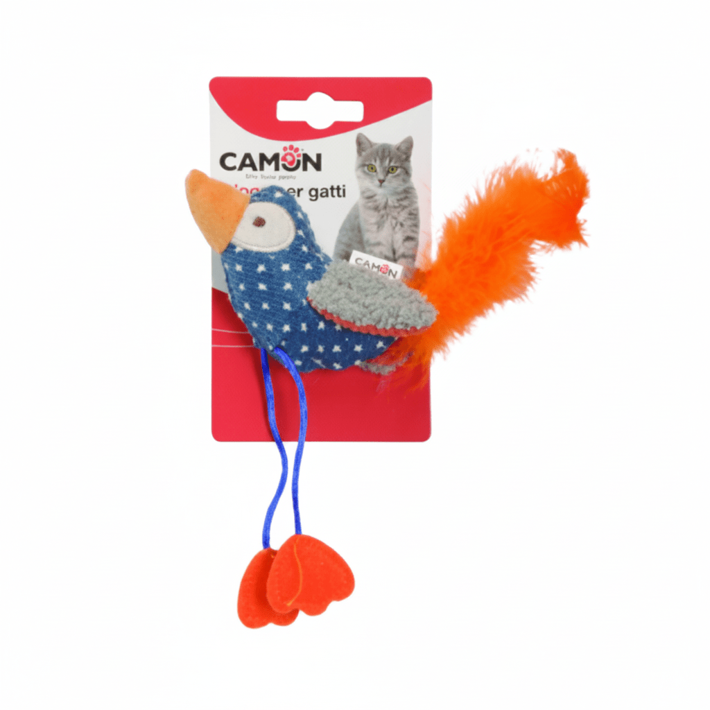 Camon Cat Toy with Catnip -Feathered Bird - SNH Packing