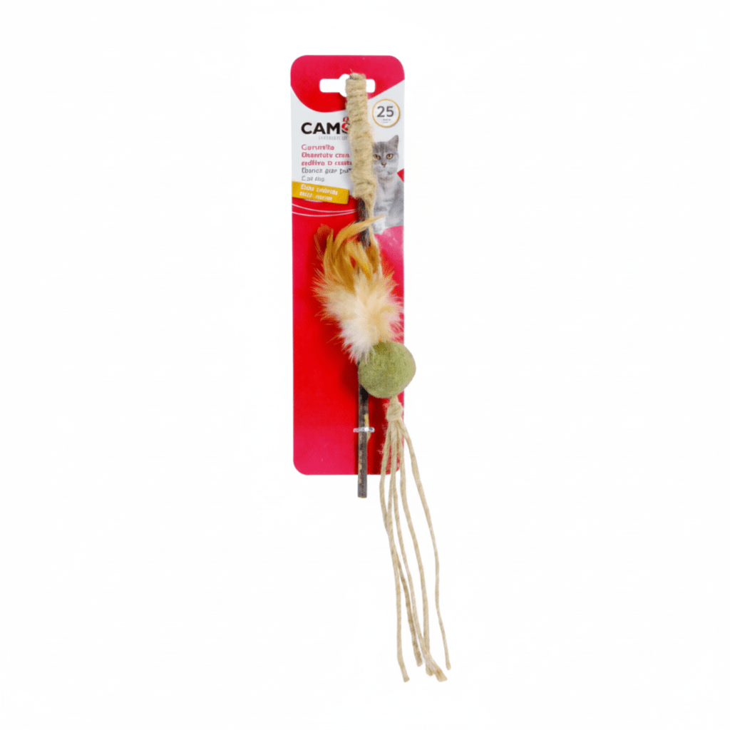 Camon Matatabi Fishing Rod 25Cm, with Catnip Ball - SNH Packing