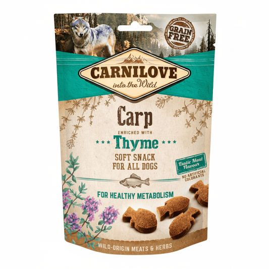 Carnilove Carp enriched with Thyme Soft Snack for Dogs 200g - SNH Packing