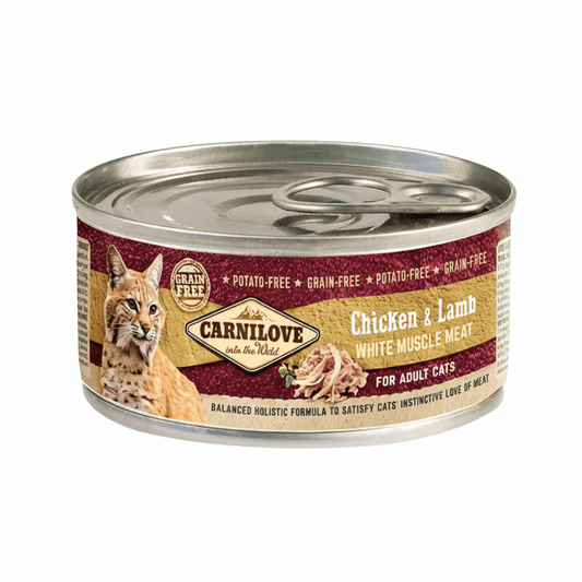 Carnilove Chicken & Lamb for Adult Cats 100G - SNH Packing