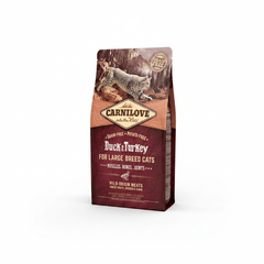 Carnilove Duck & Turkey for Large Breed Adult Cats 2kg - SNH Packing