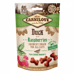 Carnilove Duck with Raspberries Crunchy Snack for Cats 50g - SNH Packing