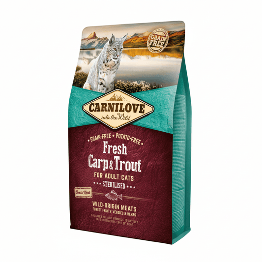 Carnilove Fresh Carp & Trout for Adult Cats 2kg - SNH Packing