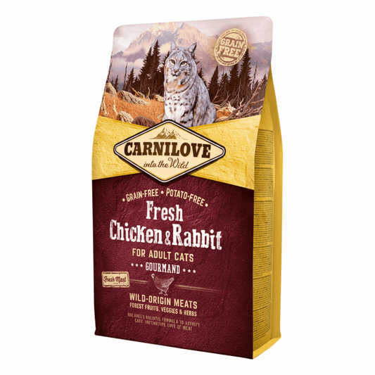 Carnilove Fresh Chicken & Rabbit for Adult Cats 2kg - SNH Packing