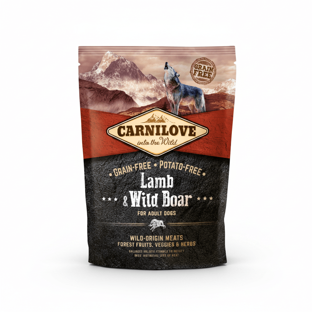 Carnilove Lamb & Wild Boar for Adult Dogs 1.5kg - SNH Packing