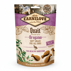Carnilove Quail enriched with Oregano Soft Snack for Dogs 200g - SNH Packing