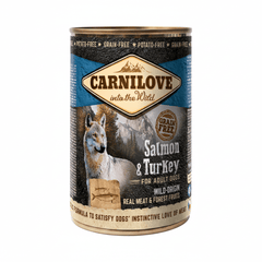 Carnilove Salmon & Turkey for Adult Dogs (Wet Food Cans) 400g - SNH Packing