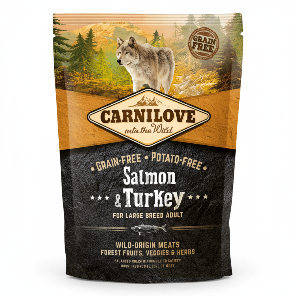 Carnilove Salmon & Turkey for Large Breed Adult Dogs 1.5kg - SNH Packing
