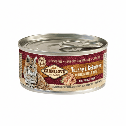 Carnilove Turkey & Reindeer for Adult Cats 100G - SNH Packing