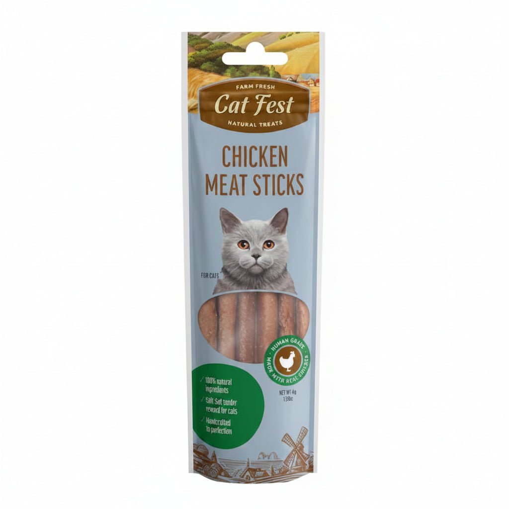 Cat Fest Meat Sticks Chicken For Cat[Weight - 45g] - SNH Packing