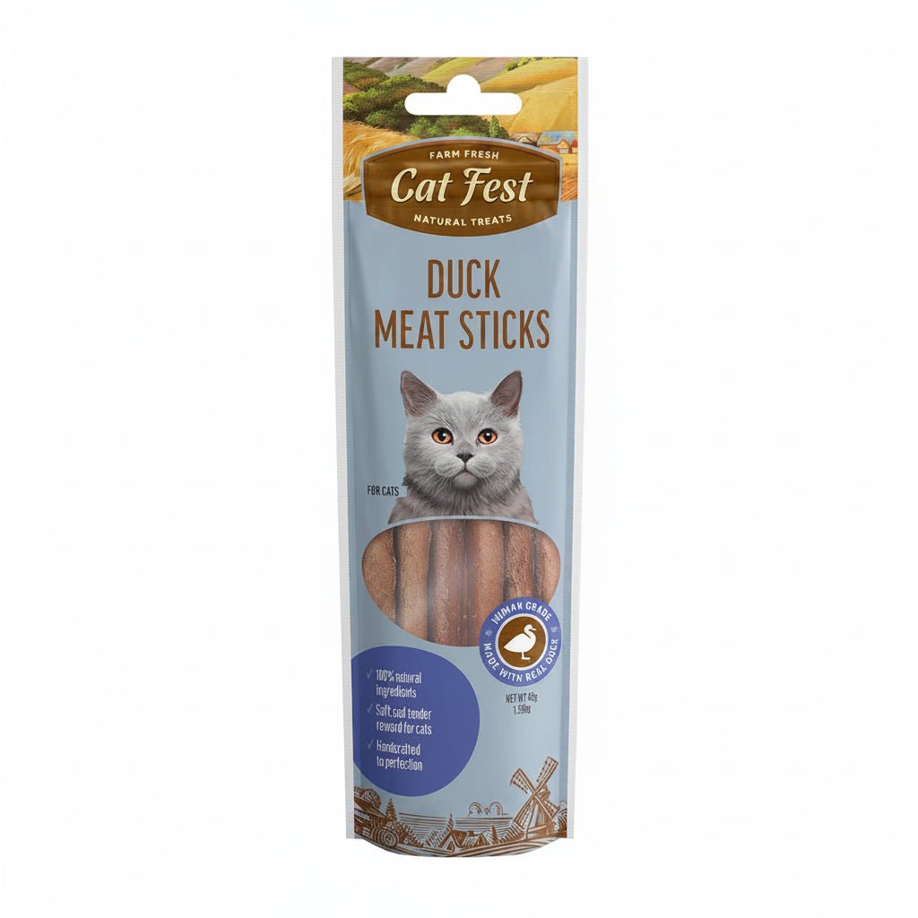 Cat Fest Meat Sticks Duck For Cat[Weight - 45g] - SNH Packing