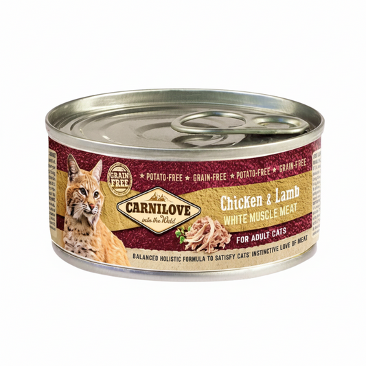 Carnilove Chicken & Lamb for Adult Cats 100G